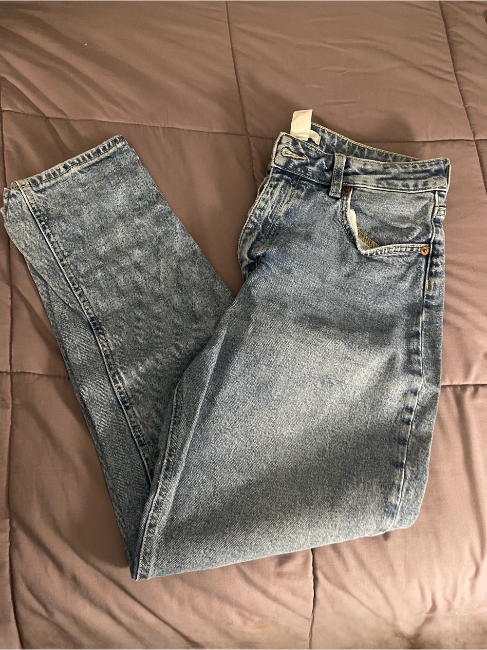 Classic High-Waist Light Blue Women's Jeans